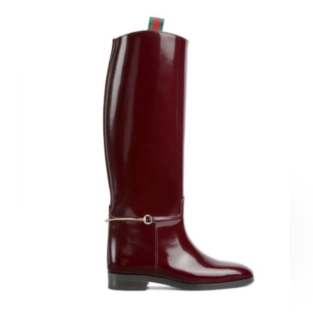 Angel Burgundy Over the Knee Boots